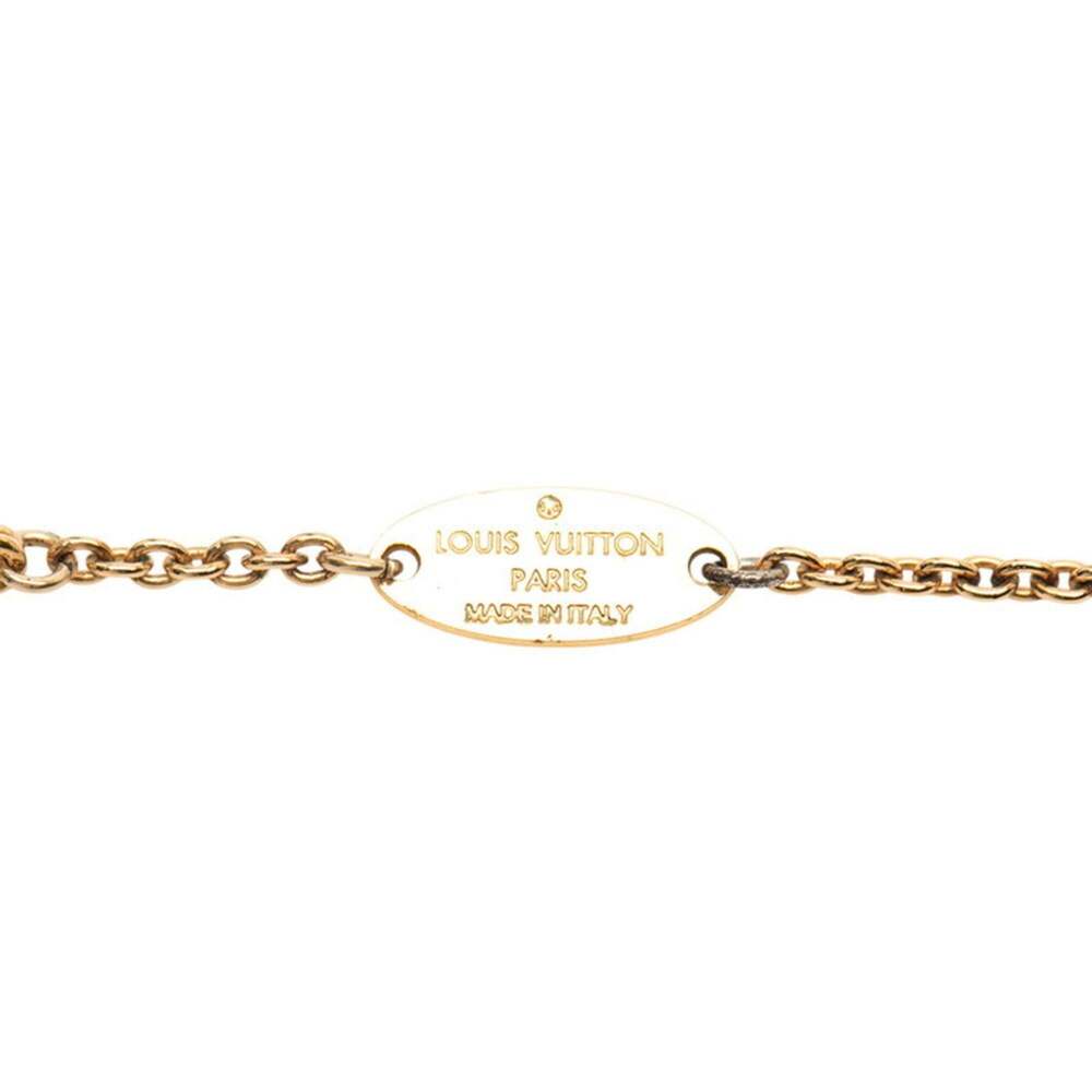 LOUIS VUITTON Gold Necklace - Picture 4 of 6